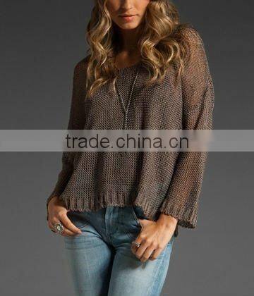 12SW002 Longsleeves V-Neck casual Sweater