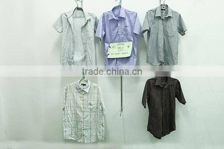 Stock Export Small Bales Short Sleeve Men T-Shirt used clothes for sale
