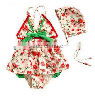 Factory wholesales pink lace stamps tankinis swimwear