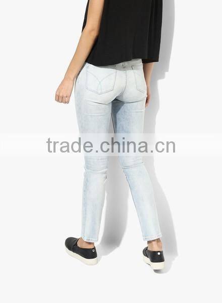 Latest jeans tops girls jeans pent ladies biker jeans