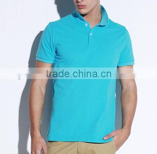 high quality custom cotton slim fit plain white polo t-shirt