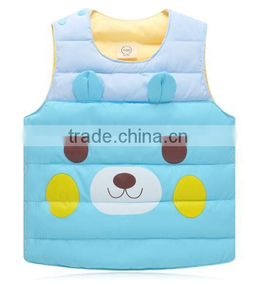 OEM latest fashion lightweight boys and girls winter outer duck down waistcoat