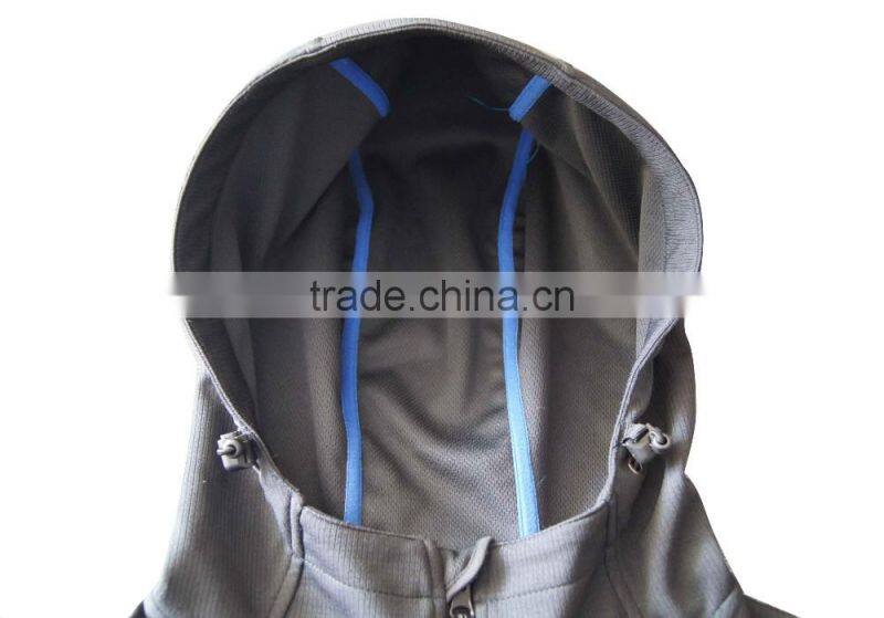 breathable waterproof man softshell jacket