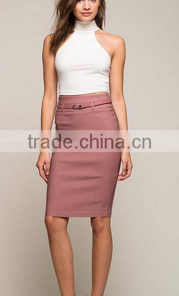 Runwaylover EY2203D 2017 Women High Waist Pencil Skirt For Office Lady