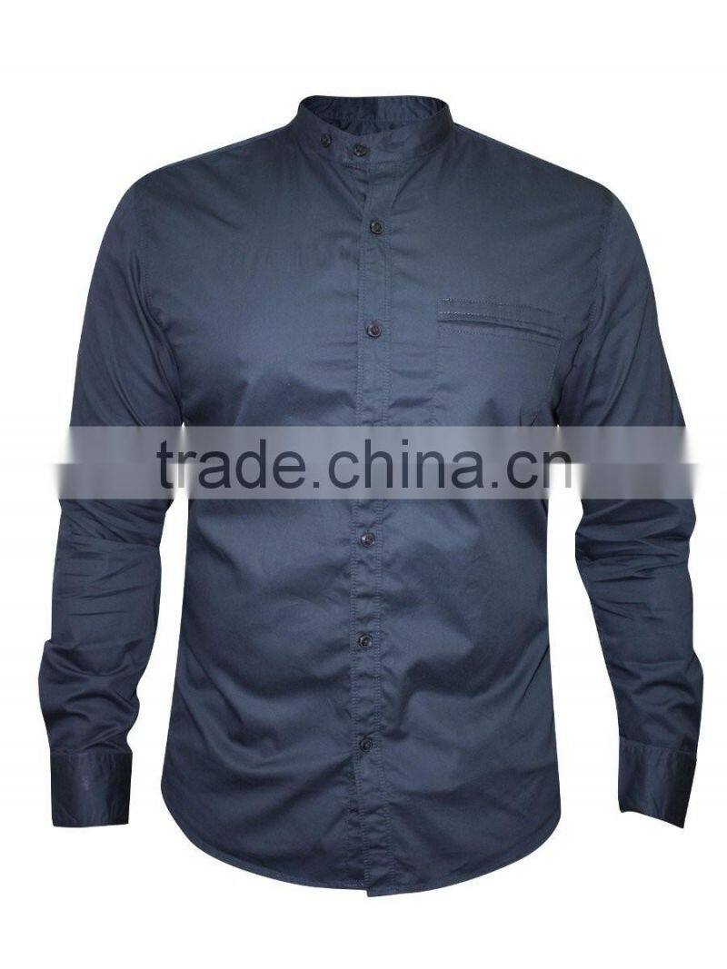Navy Solid Shirt SH123