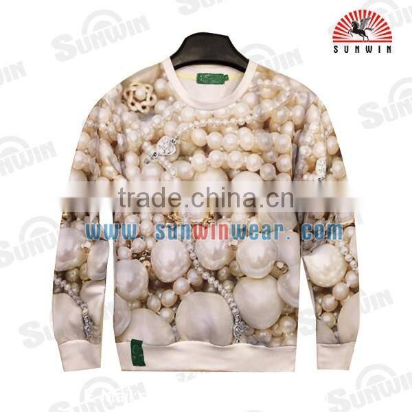OEM Mens/Womens winter warm hooded Sublimated 3d Print Sweatshirt