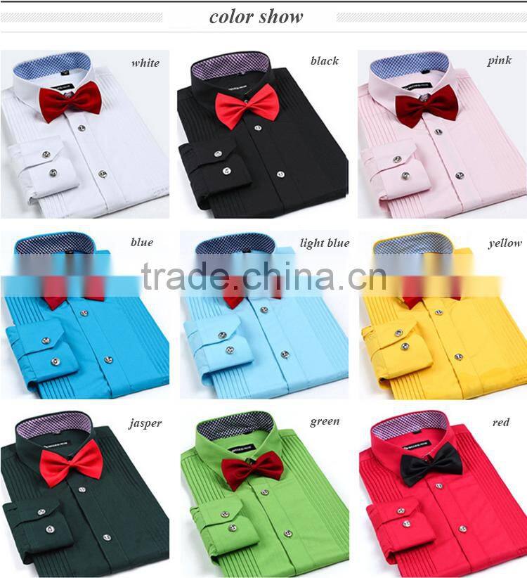 Bespoke tuxedo dress fashionable colorful elegant custom shirt special design for men
