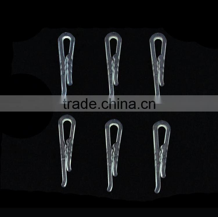 5cm Transparent Large Plastic Clips for Cloths Packaging