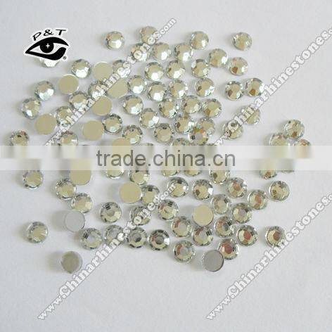 Flatback Resin Rhinestone 10mm Crystal clear for shoes