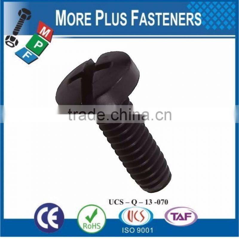 Made in Taiwan Philips Slotted Stainless Steel and Carbon Steel Binding Head Machine Screw