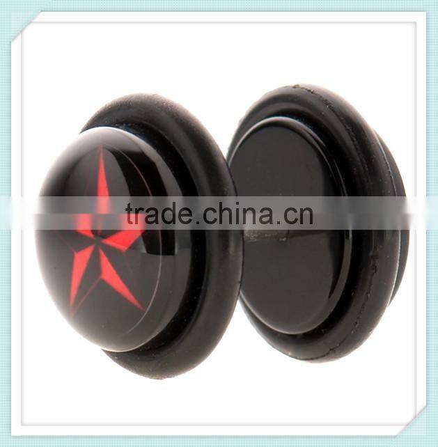 Different Design Fake Cheater Plug Acrylic Earrings Body Piercing Jewelry