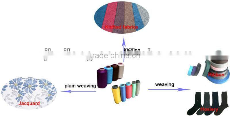 100% polyester dope dyed DTY hand knitting yarn