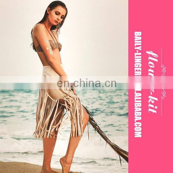 2017 Wholesale Sexy Hollow Out Knitted Beach Dress For Women