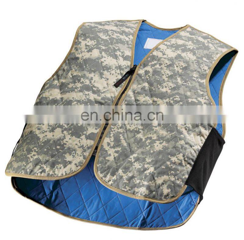 evaporative cooling vest with Polymer-embedded fabric