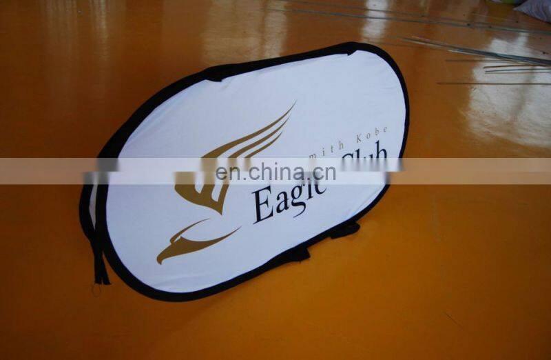 Custom advantising pop out A frame banner