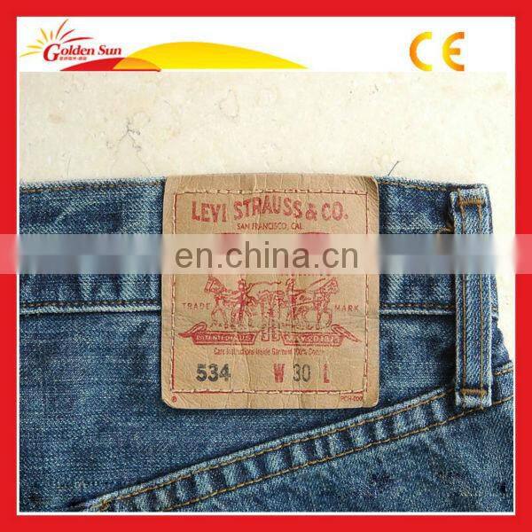 High Quality Printed Suede Leather Label