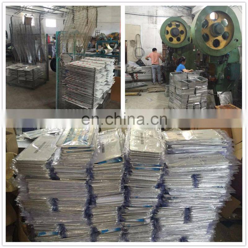 cheap custom metal car license plate frame wholesale for japan or USA market HH-licence plate-(6)