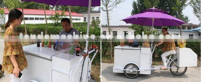 Mobile juice bar bike ice cream bikes for sale