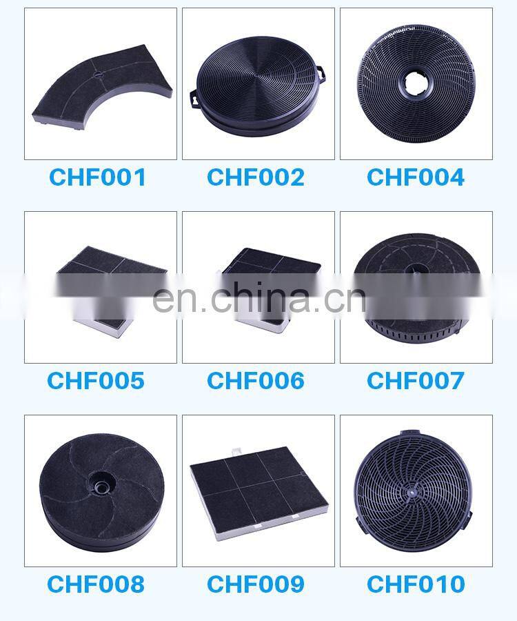 Activated carbon charcoal air filter Cooker hood charcoal filter extractor hood filter