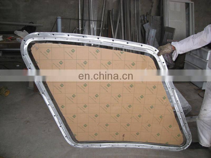 Boat Fixed Curved Aluminum Marine Window
