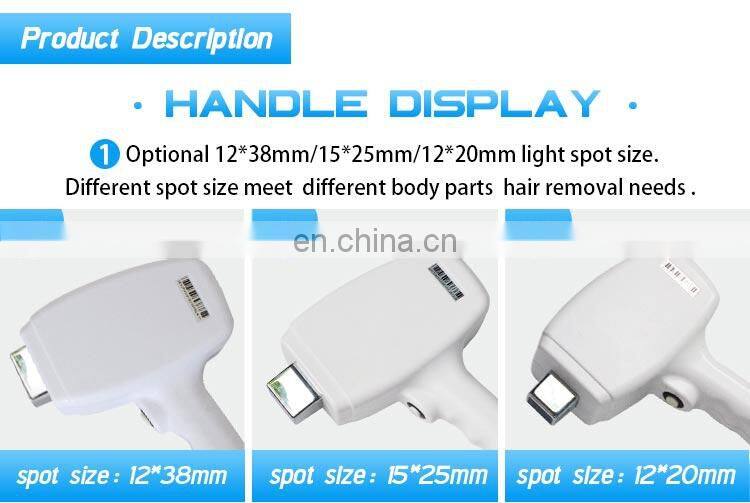 Alma soprano ice platinum laser hand piece 808nm diode laser hair removal machine 755 808 1064