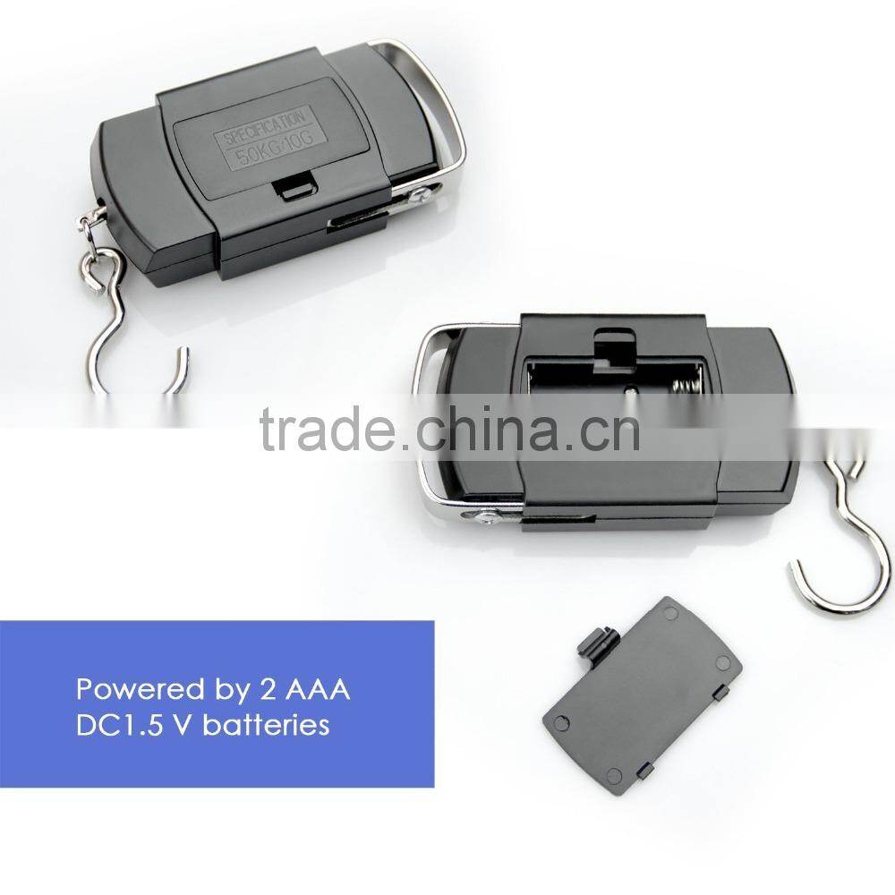 Etekcity Digital Postal Hook Fishing Scale, Backlit LCD Display, 2 AAA Batteries Included, 110lb/50kg