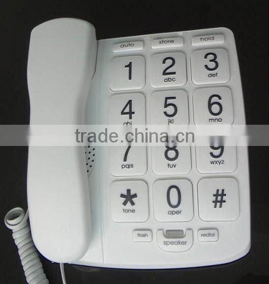 Analogue Corded phone with Big Button ,best-seller- best telecommunication products.