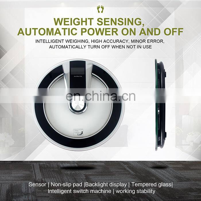 Honeyson 200 KGS Glass Bathroom Scale for Hotel Appliance