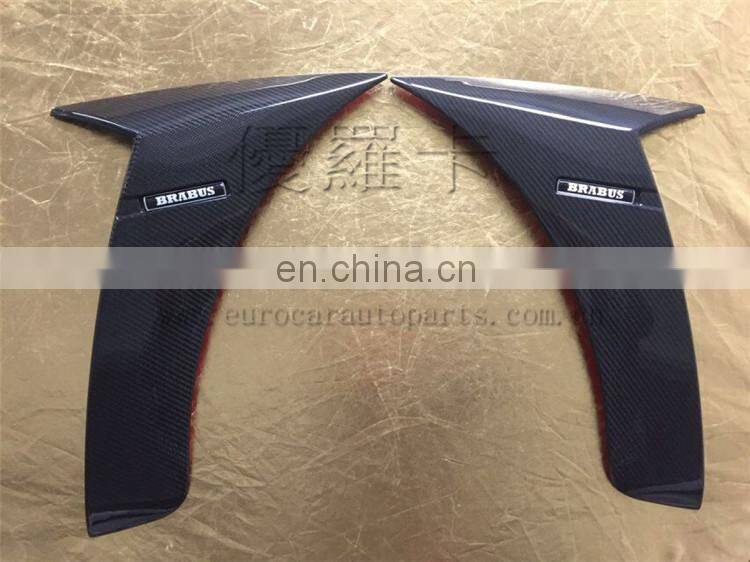 S CLASS W222 carbon finber fenders addon fit for S63 S65 B STYLE CARBON FIBER FENDERS AIR INTAKES