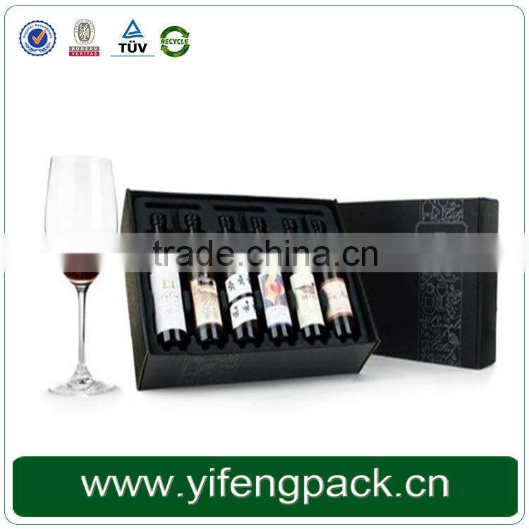 Wholesale Single Bottle Wine Glass Gift Packaging Boxes