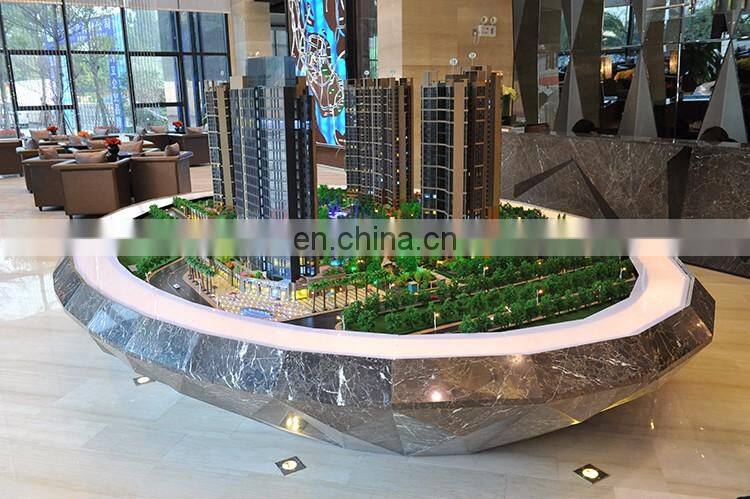 Architectural miniature model with cad drawing, model making company