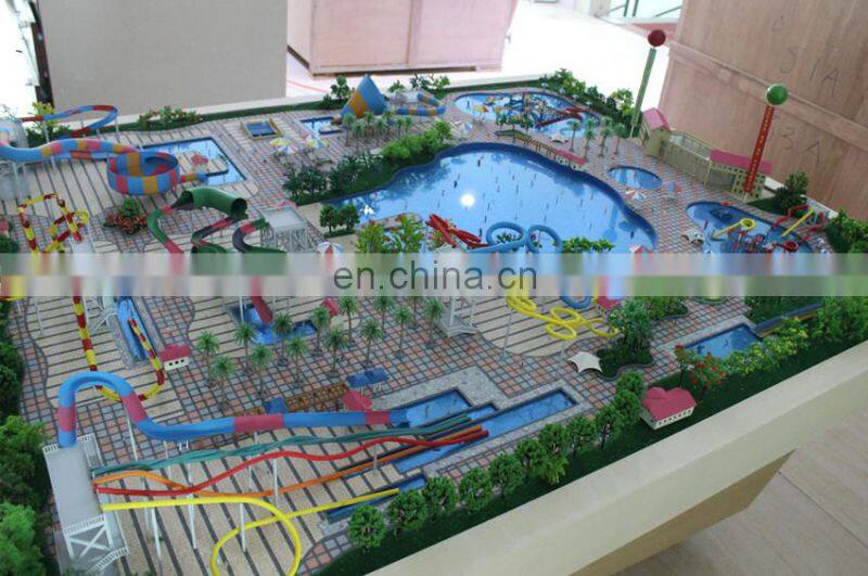 Ho scale model making for amusement park/water park,miniature figure for sale