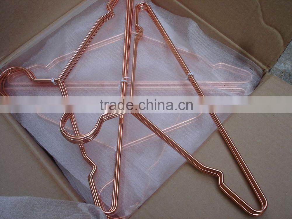 copper metal coat hangers for clothes