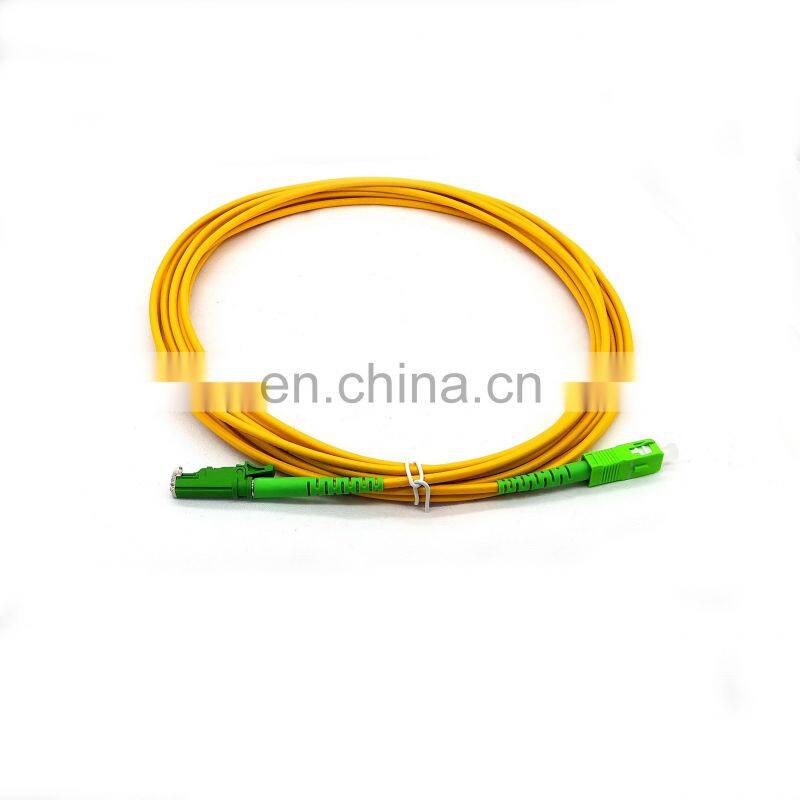 Simplex Single mode G652D Fiber Optic Patch cord cable de conexion de fibra Fiber Jumper e2000-sc optical patch cord