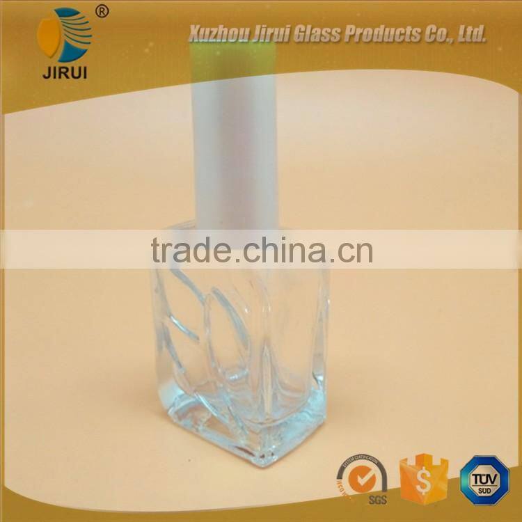 15ml leaf square nail polish glass bottle