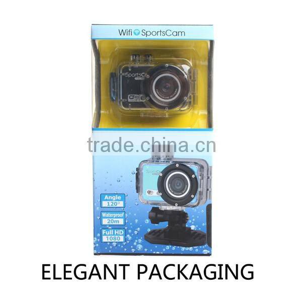 2014 Year Best-selling! Sunplus Chip 5Mega CMOS Sensor 1080P 30FPS Full HD 1080P WIFI Sport Camera F39 With Anti-shake Function