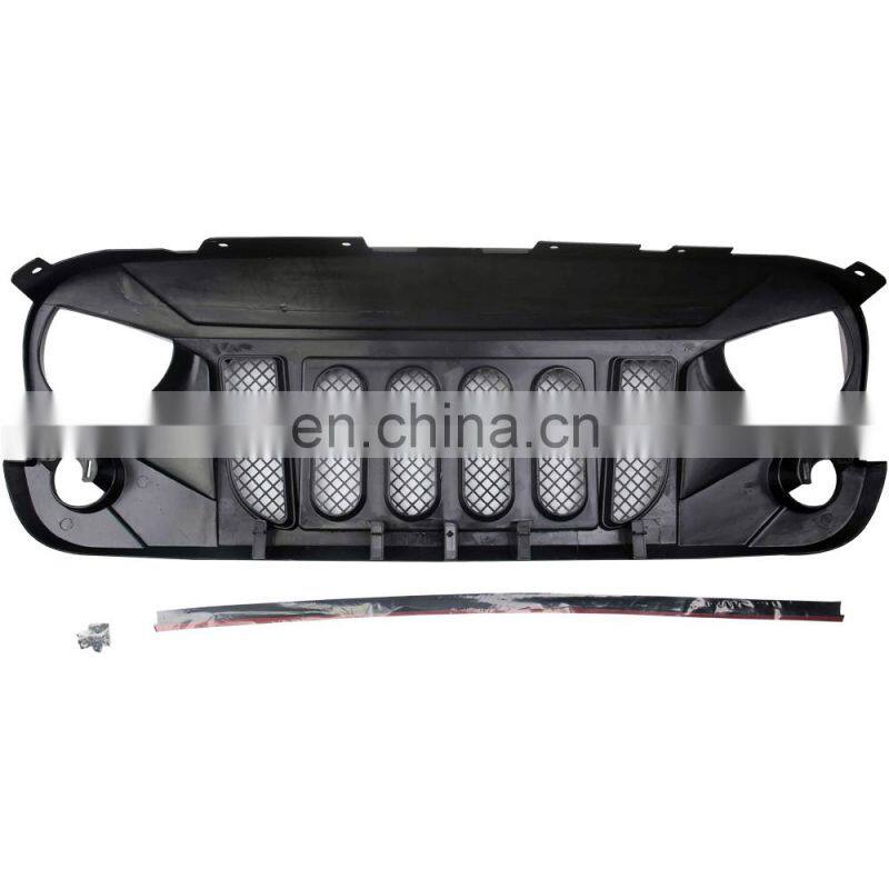 J215 for jeep JK front grille ABS material for wrangler 2007-2017 lantsun