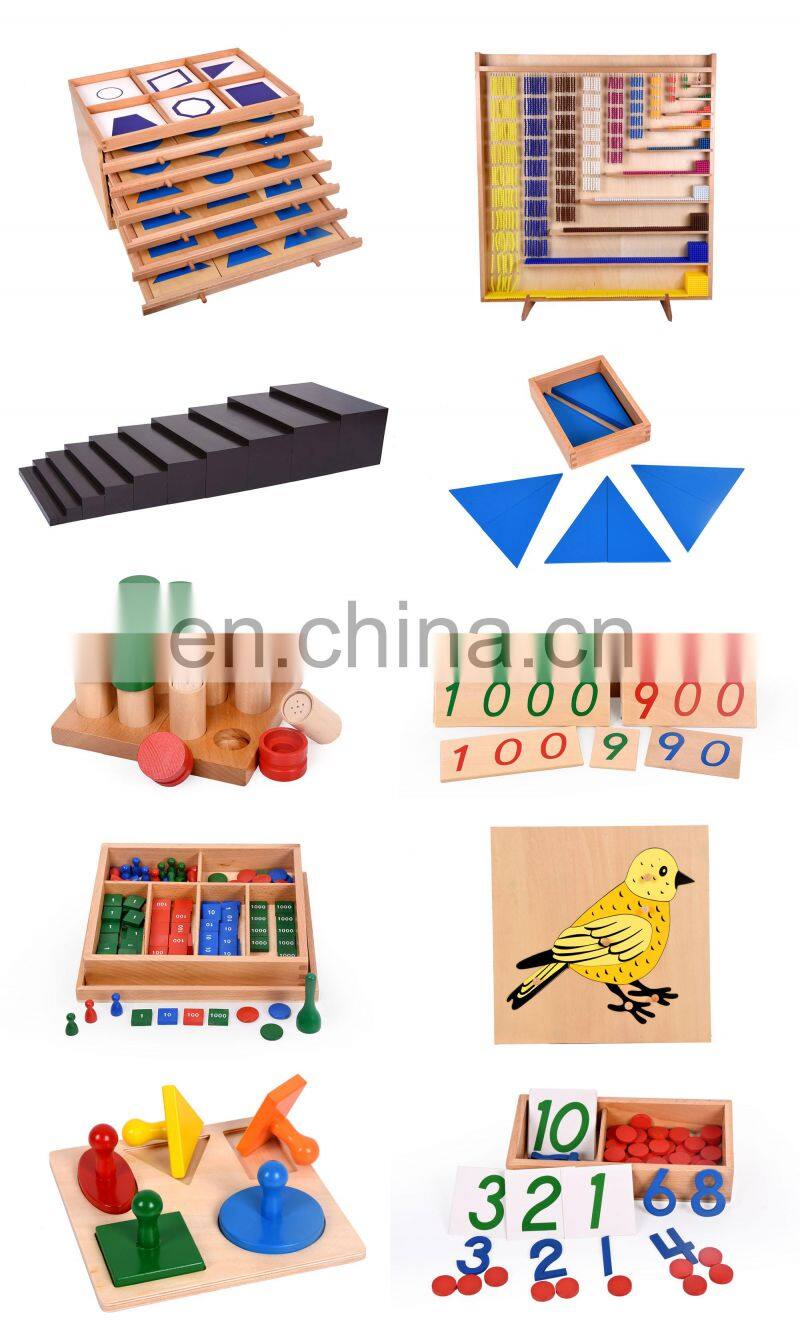 Hot Popular Puzzle Preschool Kids Educational Montessori Material Kindergarten Toys Montessori Wooden Toys