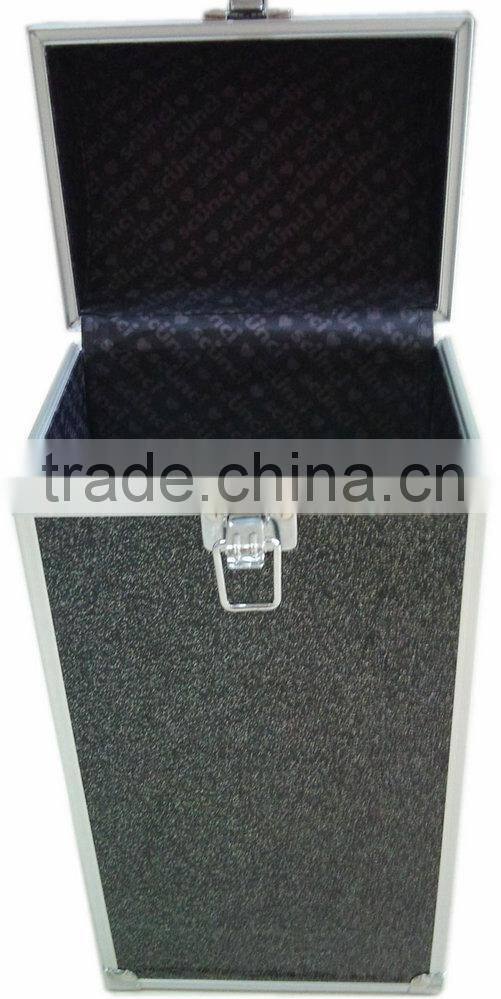 aluminum profile fireproof shell aluminum wine bottle display cases tool box with lock