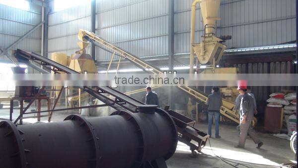 rotary granulator for making organic fertilizer