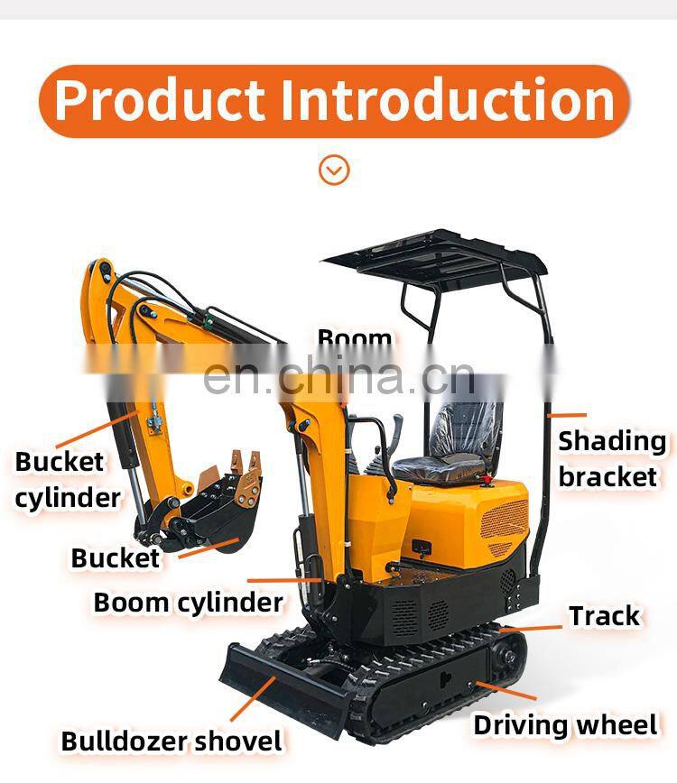 cheap 0 8 Ton 1 Ton 2 Ton 3 Ton Mini Excavator Digging Machine for Sale New Excavator Price