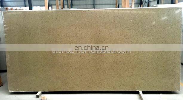 Factory wholesale customized artificial  brown quartz countertops slabs