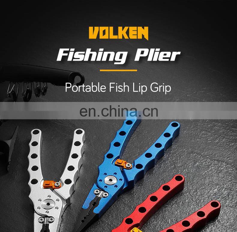New Aluminum Alloy Outdoor Fishing Tools High Quality Luya Pliers Hook Hook Portable Pliers