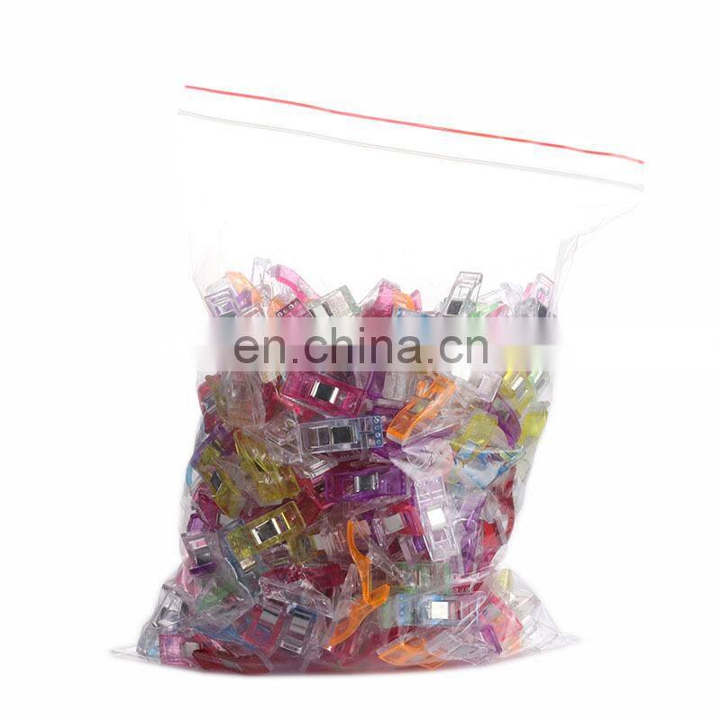 Job Foot Case Multicolor Plastic Clips Hemming Sewing Tools Sewing Accessories