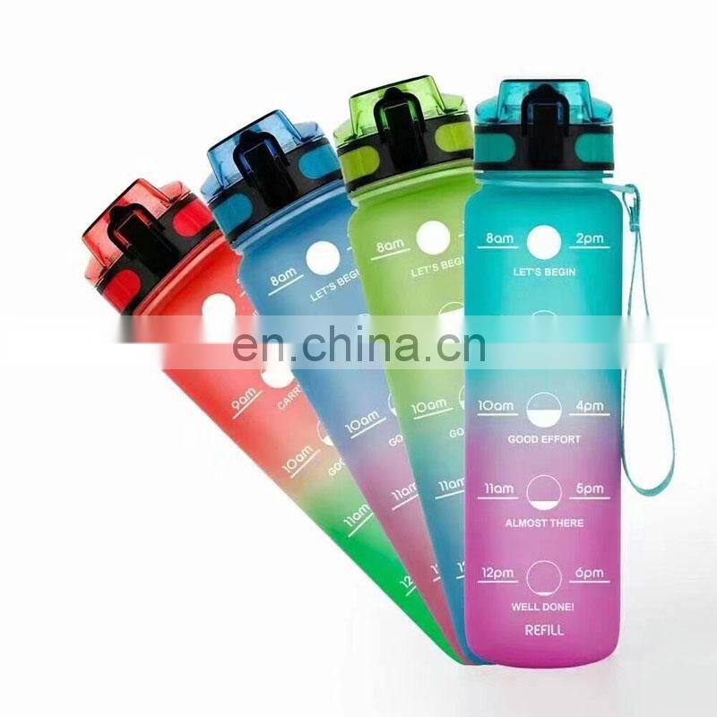 Promotional New Motivational Water Bottle with Time Marker