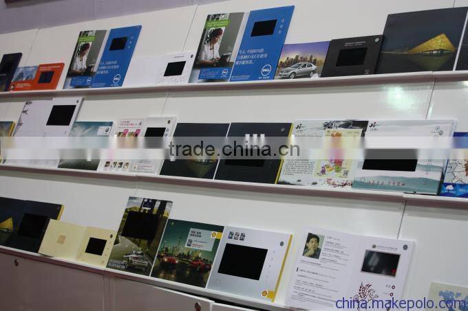 2016 China New Business Gift Paper Crafts Video Greeting Card