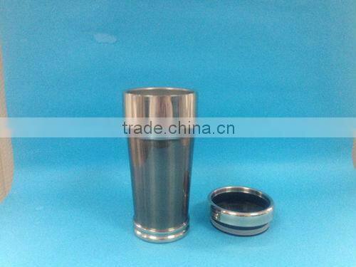 Stainless steel wine bottle hip flask,beverage drinking bottle with leather