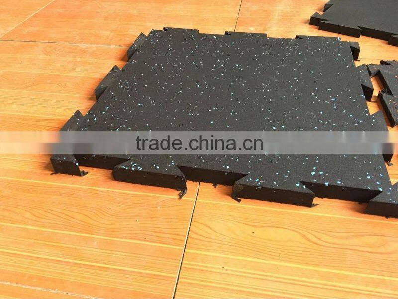 Qingdao factory produced 2016 style rubber material floor mat for gym