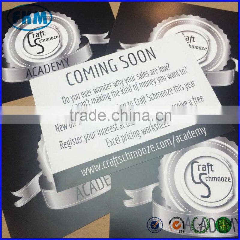 A6 Double sided full colour promotional flyers printing