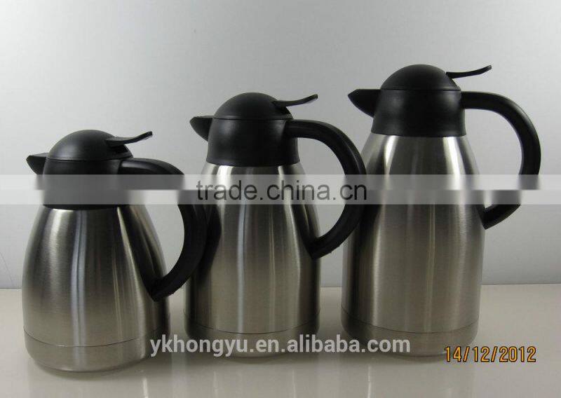 1.0L/1.2L/1.5L/2.0L hot sale stainless steel vacuum coffee pot manufacturer